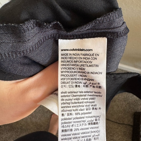 Calvin Klein Charcoal Trousers - Picture 9 of 9